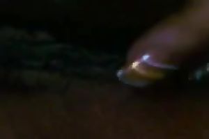 Beautiful and cute dark legal age teenager chick flashed her thick booty