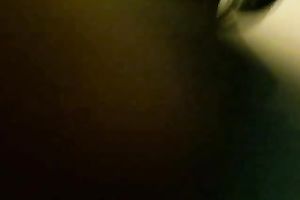 Beautiful and cute dark legal age teenager chick flashed her thick booty