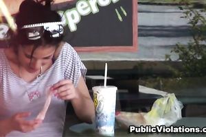 Cute and hot hottie acquires her day ruined by this faggot