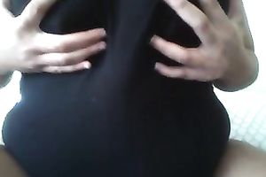 Extremely massive saggy boobies of cam slutty anon black cock slut are breathtaking