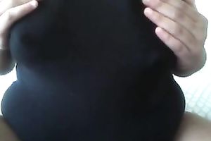 Extremely massive saggy boobies of cam slutty anon black cock slut are breathtaking