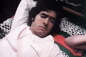 Hot dark brown white milf gives head and bounces on that prick