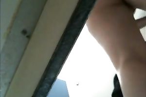 Dlightful butt of a sexy white juvenile babe on my voyeur hidden livecam