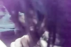 Nice oral from a Chinese sexy milf cheating wife in my car