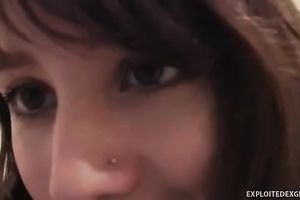 Exclusive brunette hair beauty in the bath showing off her bra buddies