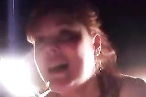 Cute and fat redhead is vehement with my knob in her hands