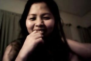 My nice-looking Pocahontas showing her titties and cum-hole on camera