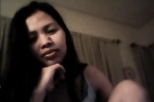 My nice-looking Pocahontas showing her titties and cum-hole on camera