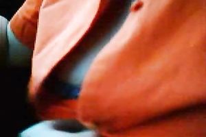 Ginger haired fat housewife joyfully exposes her hairy cunt