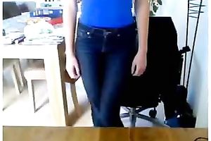 She is about to flash her petite and hawt appetizing whoppers to camera