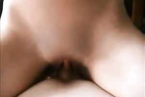 My breasty GF massages my penis passionately and that babe is doing it right