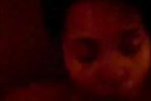 Bootylicious ebon cutie will blow wang on web camera for sure