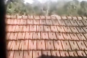 Pale skin slutty Indian non-professional babe filmed exposed on webcam