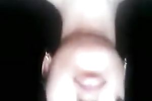 Pale skin slutty Indian non-professional babe filmed exposed on webcam