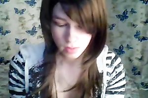 Hot and adorable girlfriend stroking my wang and getting her hands immodest with sticky jism