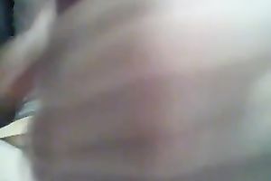 Hot and adorable girlfriend stroking my wang and getting her hands immodest with sticky jism