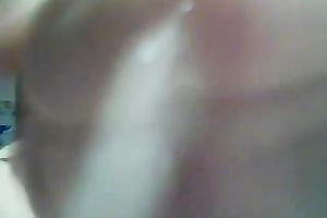 Hot and adorable girlfriend stroking my wang and getting her hands immodest with sticky jism