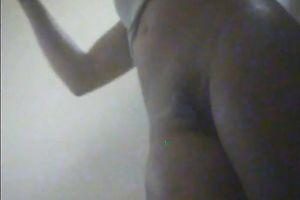 Sultry hottie with large bouncy love bubbles changes her clothing in pool cabin