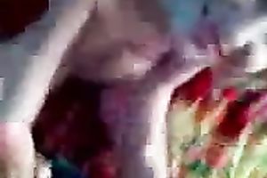 Wife gave me a good blow job in our bedroom and swallowed some cum