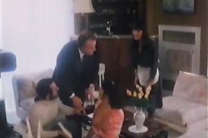 Two brunette strumpets in the baths tub engulfing one jock