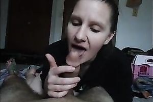 Light haired wondrous nympho of my buddy can't live without to give him BJ