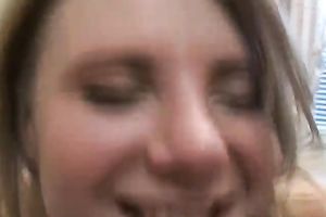 Cute and playful dilettante skank Ira in the kitchen with her ally