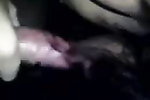 Brunette skank blows my rod 1st and widens her legs