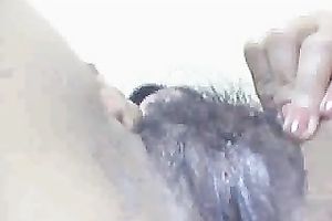 Mature Asian cam doxy shows me her indecent hirsute vagina