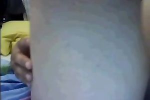 Horny and bulky girlie of my uncle fingerfucks her chunky cunt