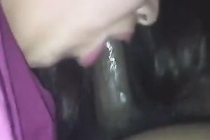 Chubby disgusting bitch was greater quantity than ready to engulf my friend's BBC