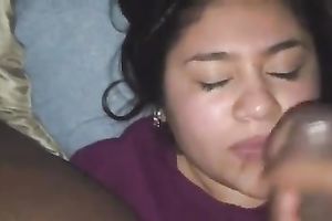 Chubby disgusting bitch was greater quantity than ready to engulf my friend's BBC