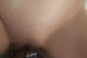 Missionary style sex with a flat chested white girlfriend