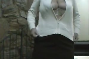 My mature German wifey shows off her seductive curves