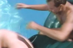 Bitches want to engulf ramrods and fuck by the pool outside