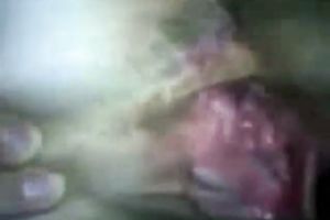 Cute and nasty white housewife in man's shirt flashes her wet crack closeup