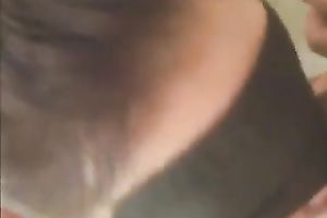 Blindefolded honey with merry wobblers engulfing my dong deepthroat in POV