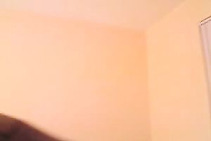 Curvaceous ebon doxy shows me her large love muffins on cam