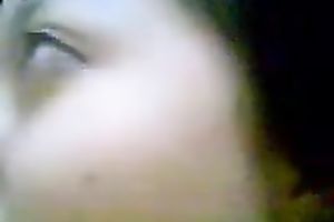 My nice-looking Indonesian girlfriend in sofa feeling fine