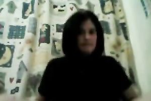 Masturbation solo of my frisky brunette hair playgirl in baths