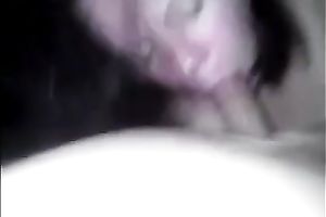 Intense oral sex from sexually excited and concupiscent sweetheart in bedroom