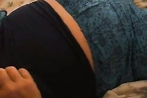 Juicy jugged paramour strips and masturbates in front of me