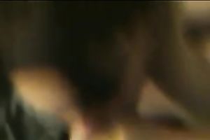 My black haired pale GF can't live without giving my black buddy a solid blowjob