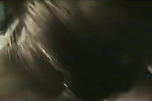 My black haired pale GF can't live without giving my black buddy a solid blowjob