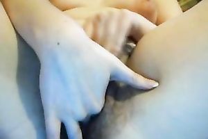 Pussy of my hawt and lascivious girlfriend is so soaked on webcam