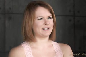 Short haired a bit chubby nympho acquires her gazoo spanked by wicked guy