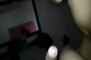 Sultry dark brown girlfriend engulfing my rod deepthroat in POV