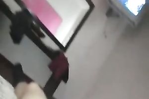 Sultry dark brown girlfriend engulfing my rod deepthroat in POV