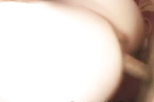 Kinky preggy chick engulfing wood like eager