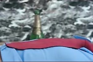 Horny and sexy playgirl loved to ride her fresh friend's big ramrod