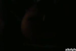 Sweet breasty country teen in plaid shirt eats wang on web camera